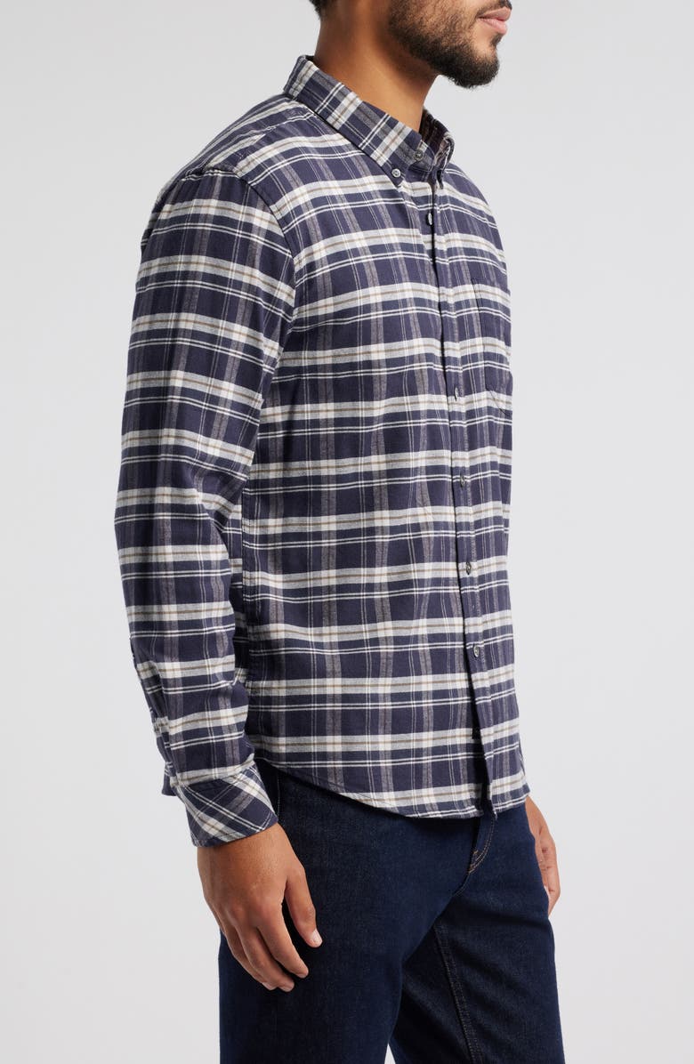 Rails Reid Plaid Stretch Cotton Button-Down Shirt, Alternate, color, 