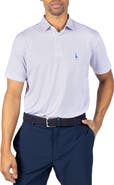 TailorByrd Stars Print Performance Polo