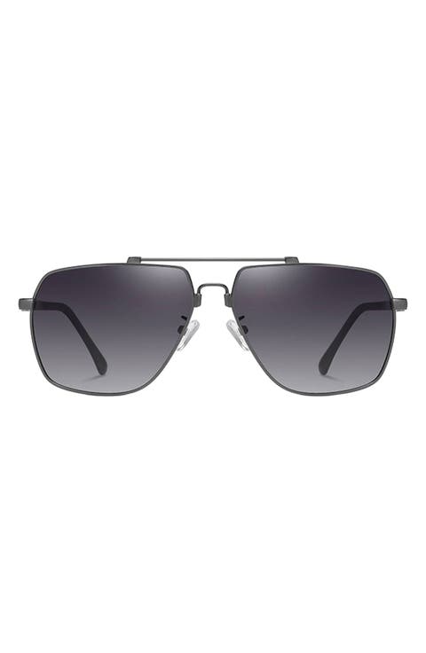 East 62mm Polarized Aviator Sunglasses