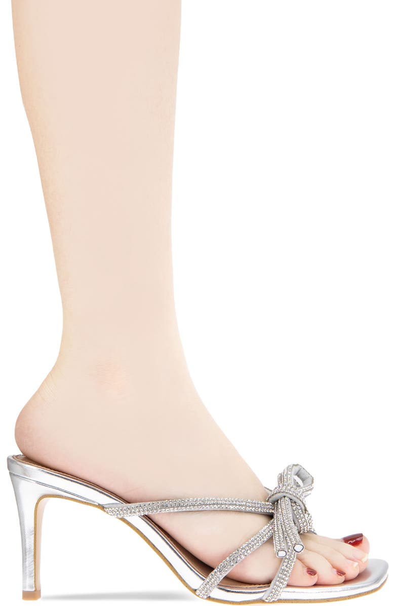 BCBGeneration Selma Slide Sandal, Alternate, color, Silver