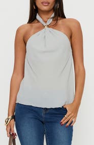 Princess Polly Darlinn Hardware Halter Top