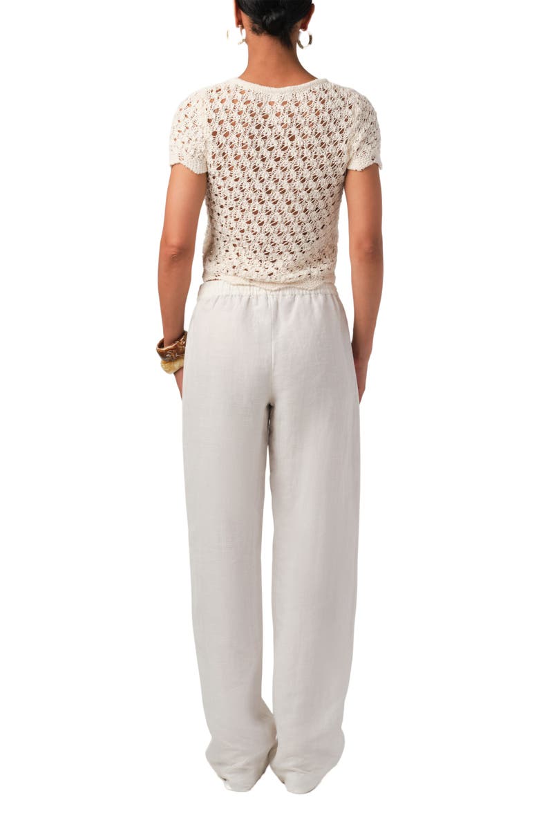 Calypso St. Barth Bianca Pants, Alternate, color, White