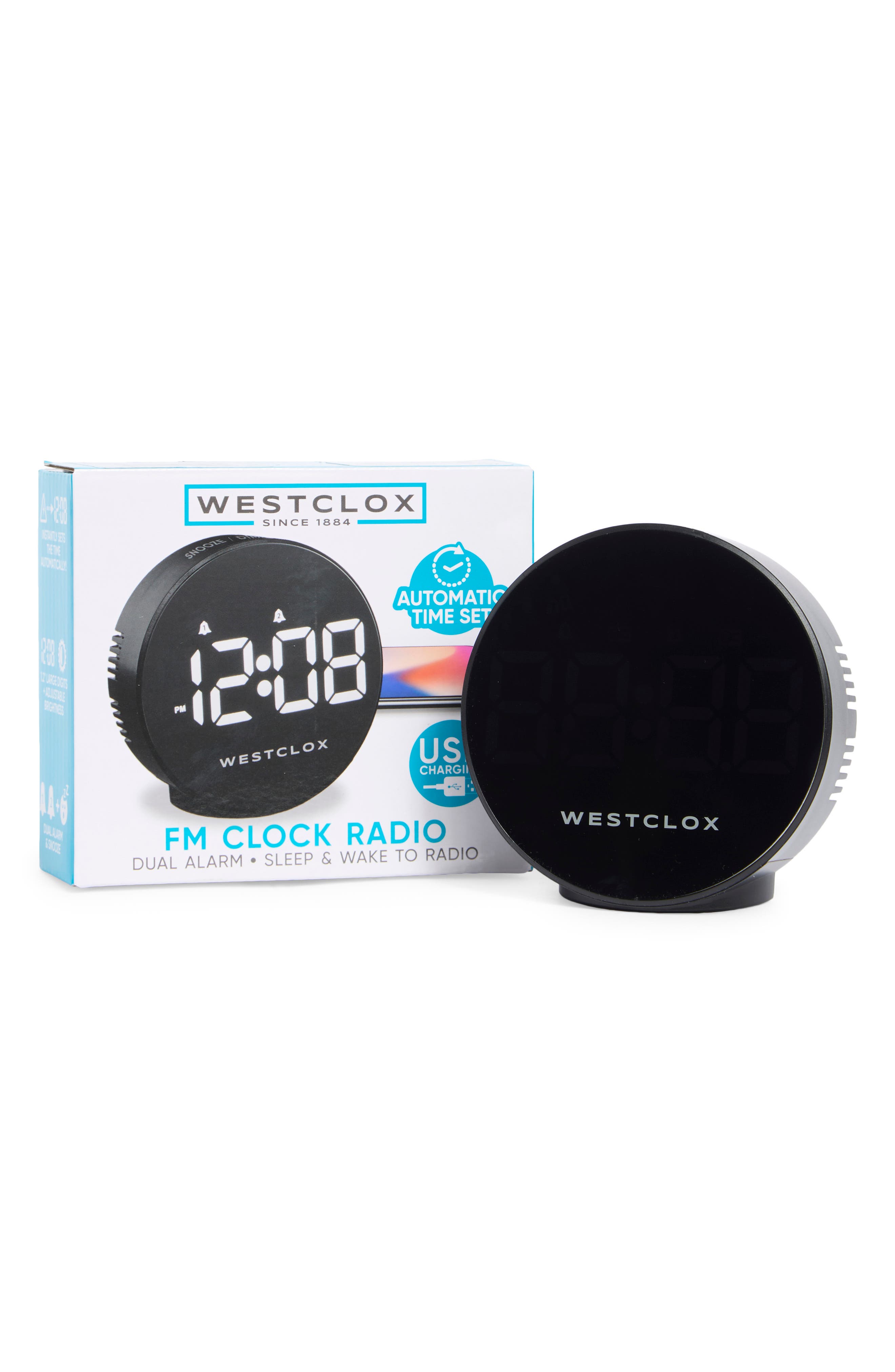 Auto Set FM Clock Radio