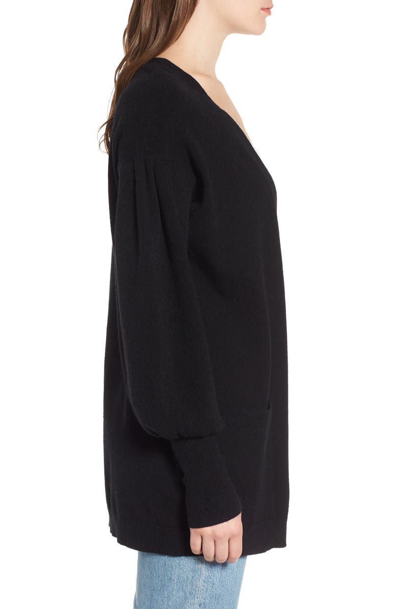 Hinge Balloon Sleeve Cardigan, Alternate, color, 