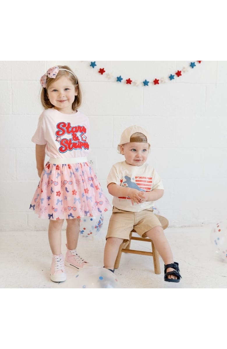 Sweet Wink Red, White, & Cute Tutu, Alternate, color, 