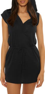 Becca Beach Date Hooded Cover-Up Dress