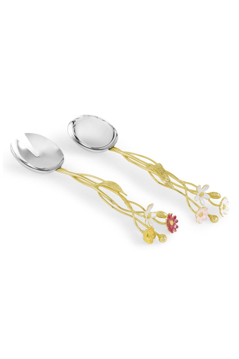 Wildflower Serving Set, Main, color, GOLD MULTI