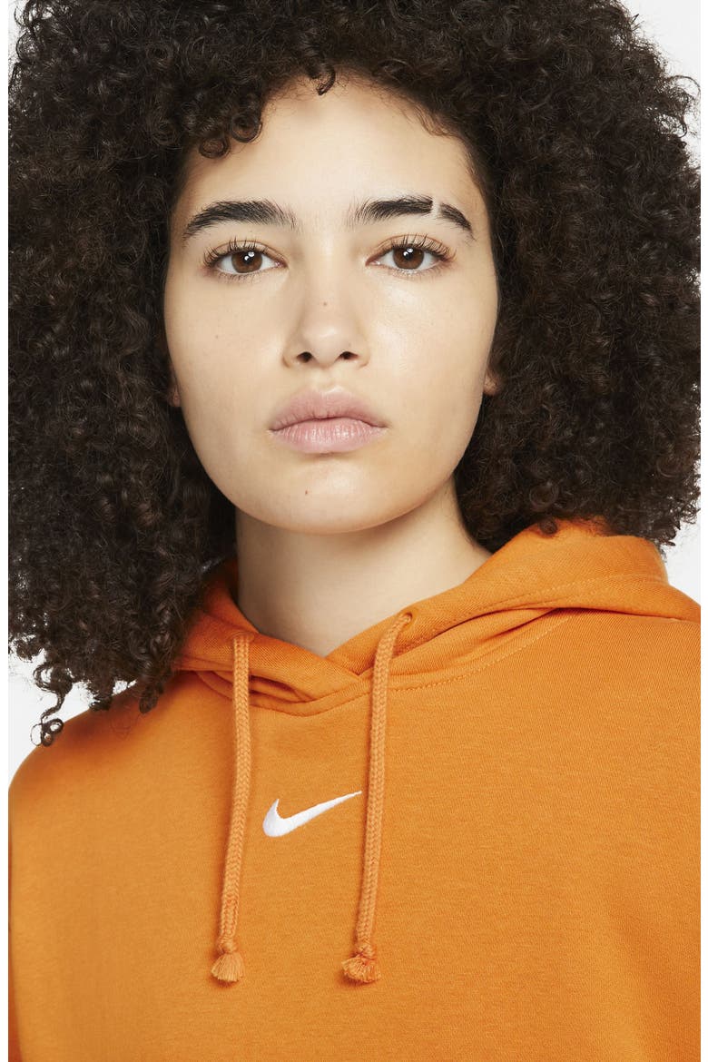 Sportswear Collection Essentials Oversize Hoodie, Alternate, color, LIGHT CURRY/ WHITE