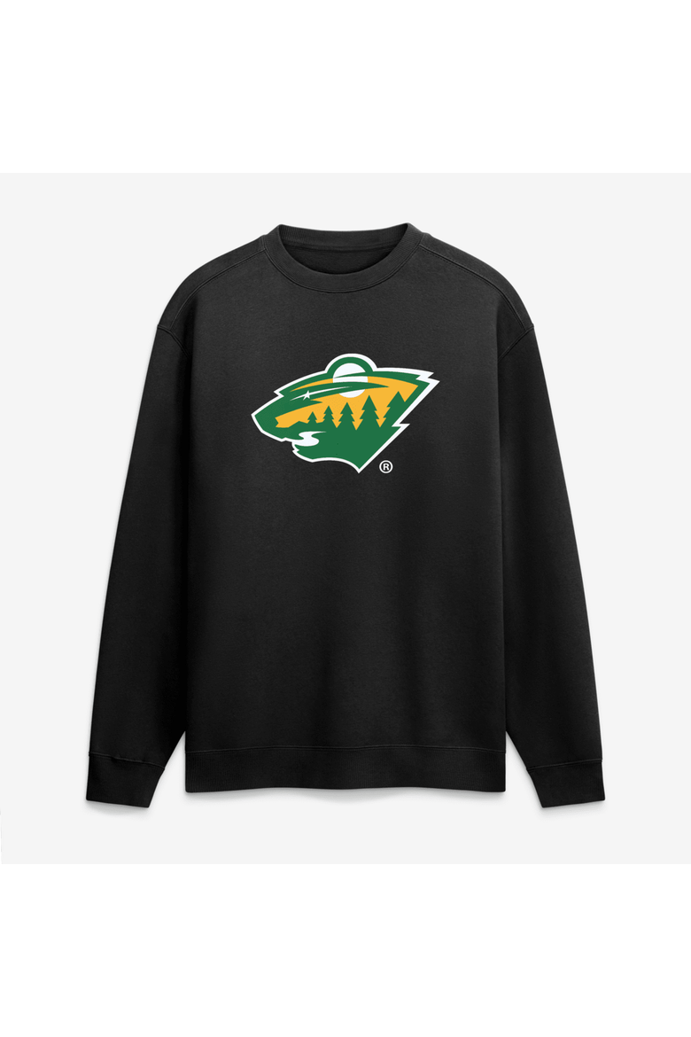 Men's Fanatics Black Minnesota Wild Competition Sweatshirt, Main, color, Black