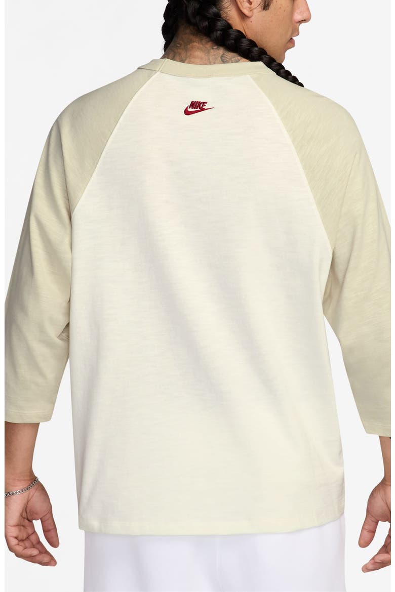 Club Three-Quarter Raglan T-Shirt, Alternate, color, LIGHT KHAKI/ SAIL