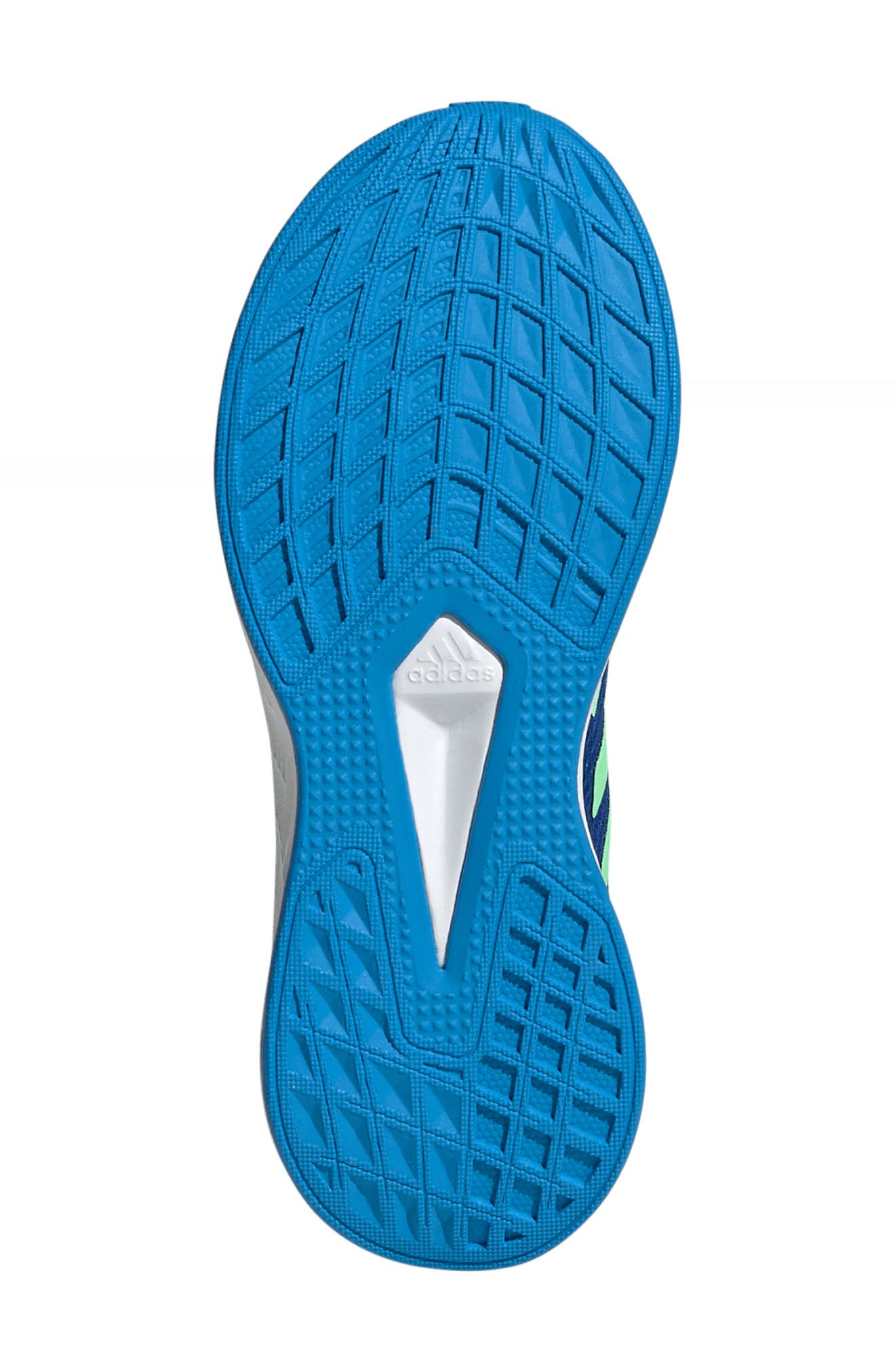 Kids' Duramo 10 El Sneaker, Alternate, color, BLUE/ BEAM GREEN