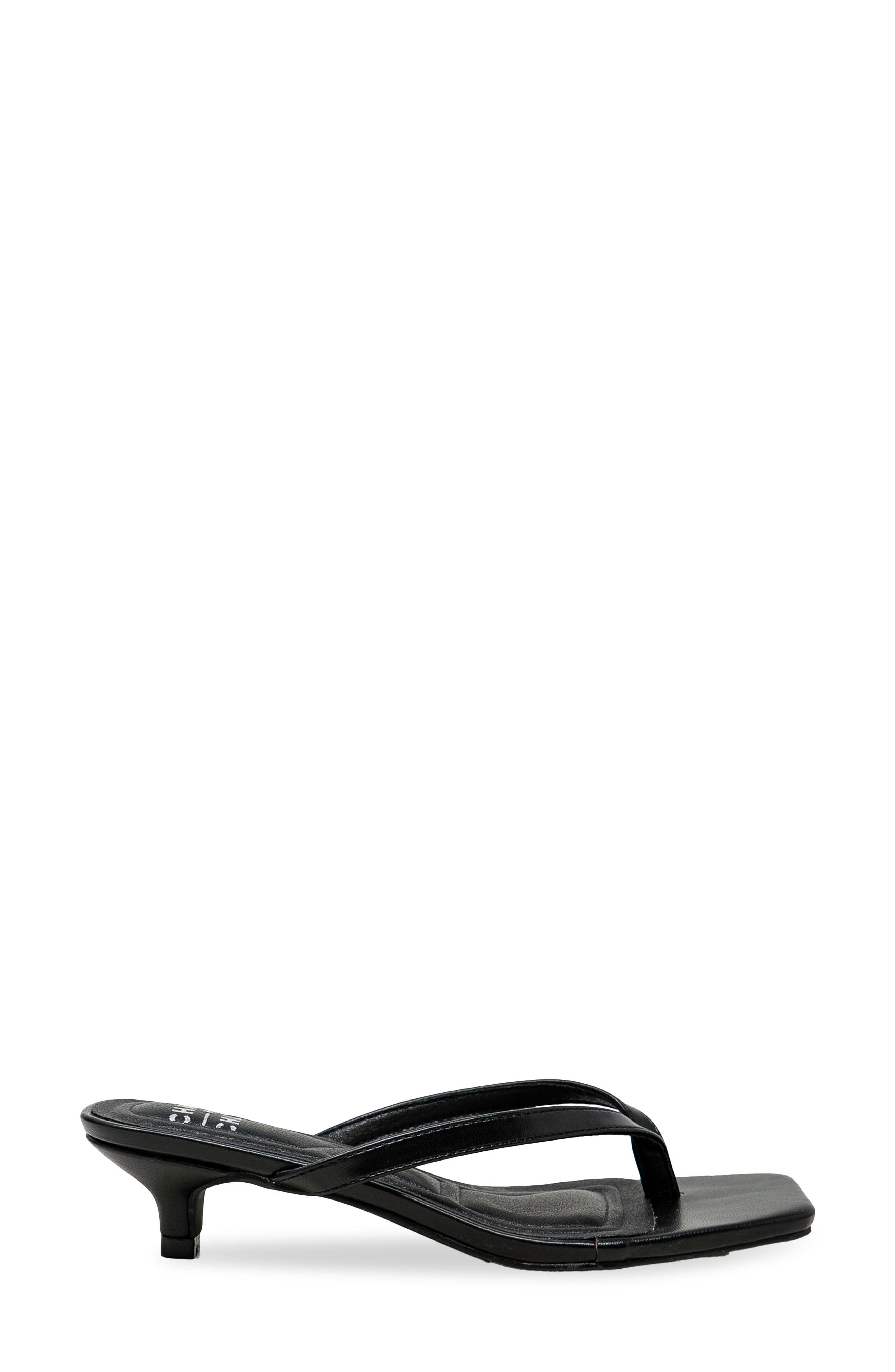 CHASE AND CHLOE Raya Kitten Heel Sandal, Alternate, color, 