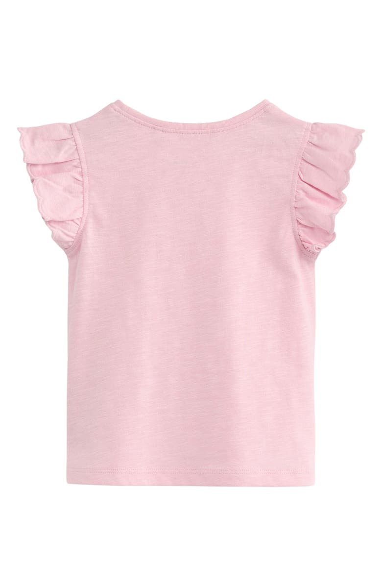 NEXT Kids' Ruffle Sleeve Cotton Top, Alternate, color, 