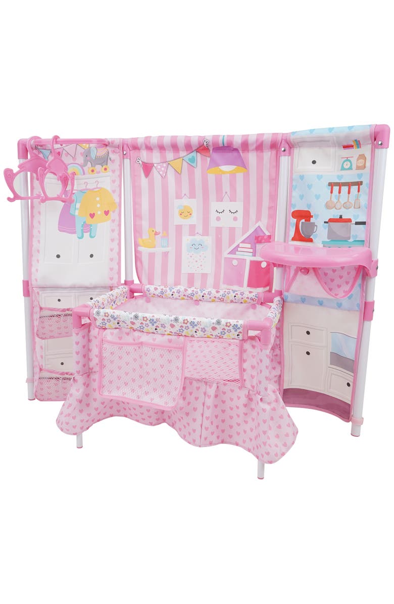 509 Doll Furniture Set W/ 14" Baby Doll, Alternate, color, Multicolored