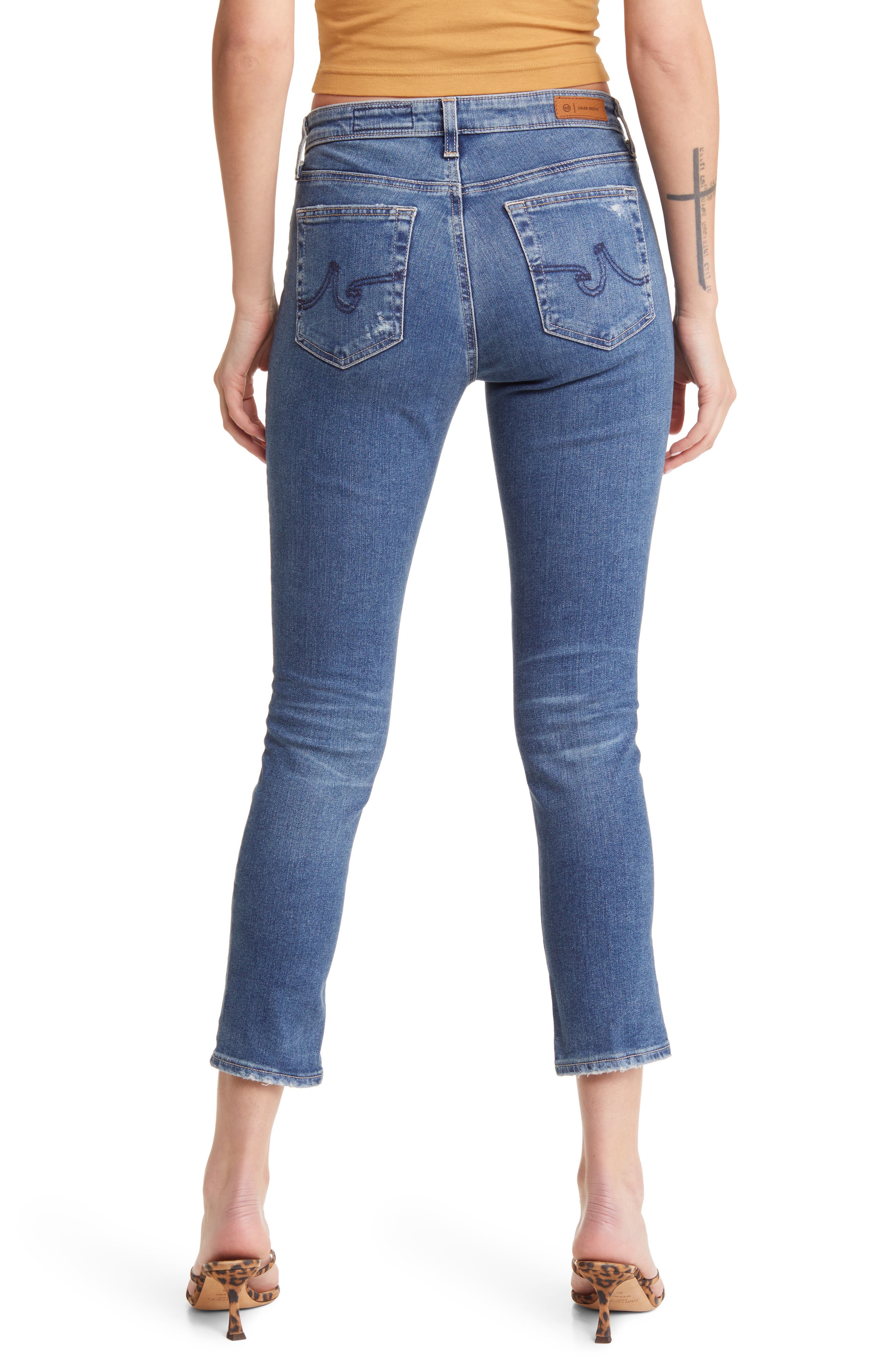 Prima Mid Rise Crop Cigarette Jeans - image 2