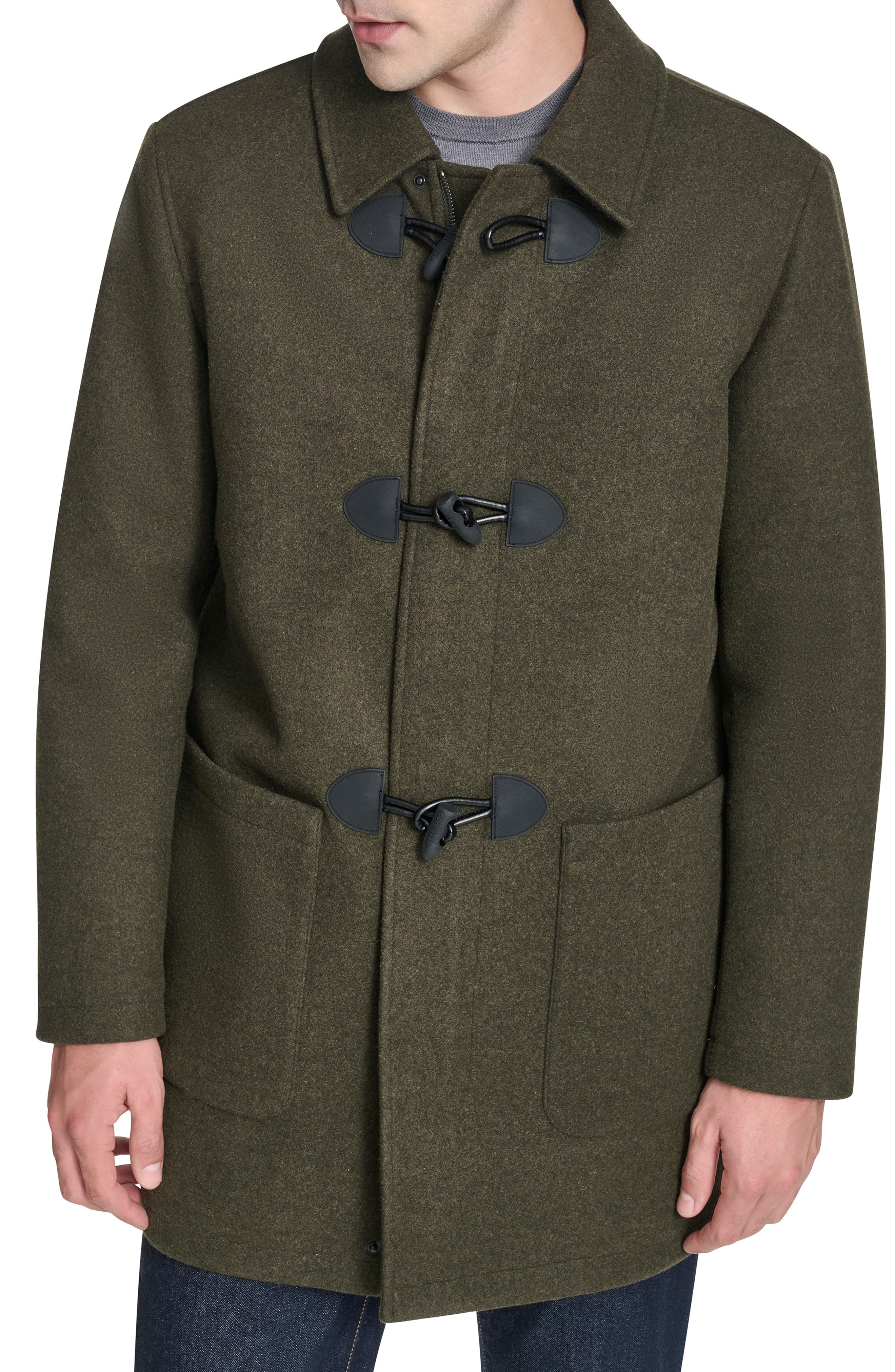 Water Repellent Duffle Coat (Men) | Nordstrom