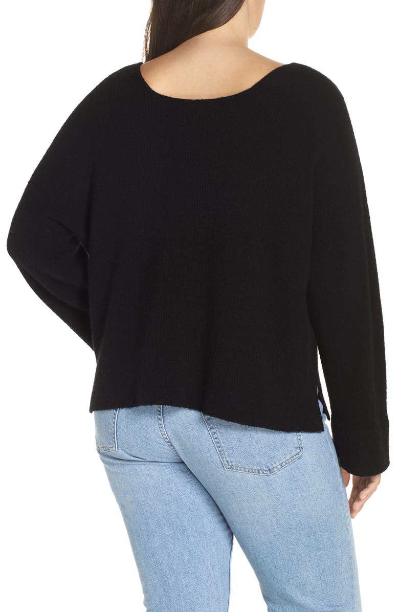 Madewell Square Neck Pullover Sweater, Alternate, color, 