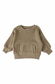 Organic Cotton Teddy Fleece Sweatshirt