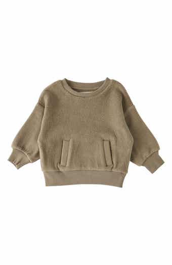 Organic Cotton Teddy Fleece Sweatshirt