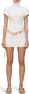 Cult Gaia Luka Cotton Rib Minidress