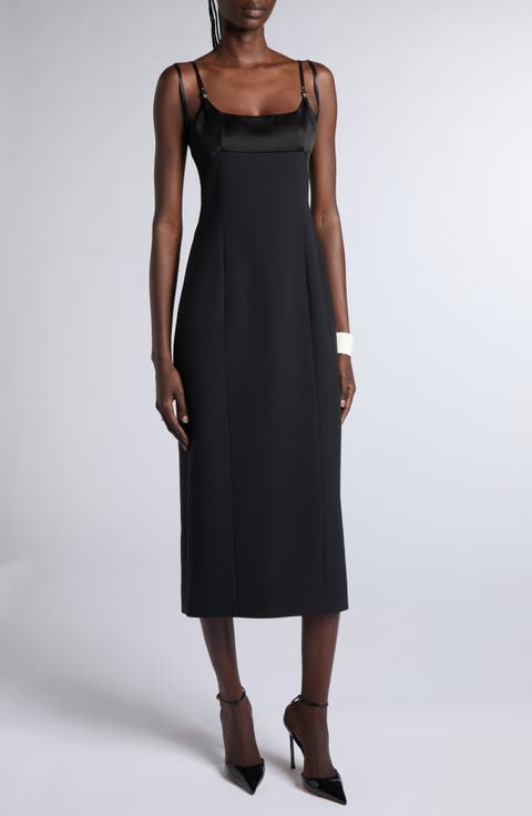 Silk & Wool Cady Cocktail Dress