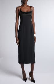 TOM FORD Silk & Wool Cady Cocktail Dress