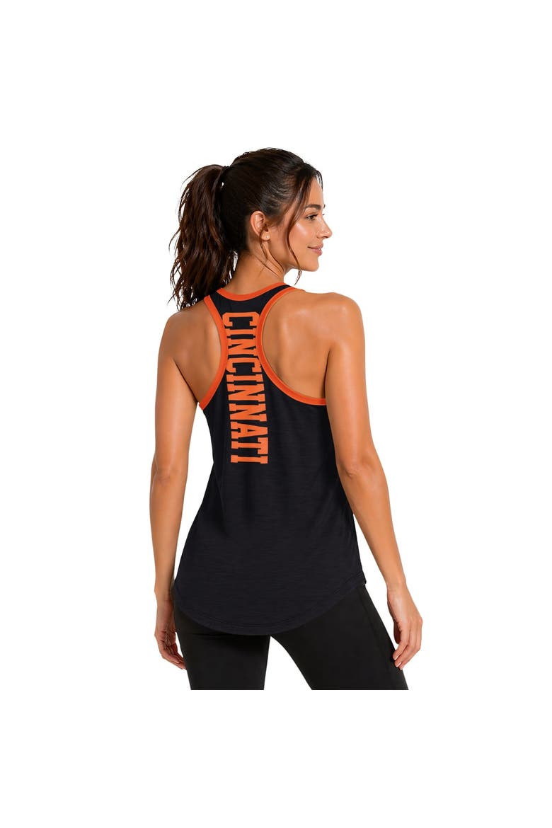 Women's G-III 4Her by Carl Banks Black Cincinnati Bengals Tater II Racerback Tank Top, Alternate, color, Black