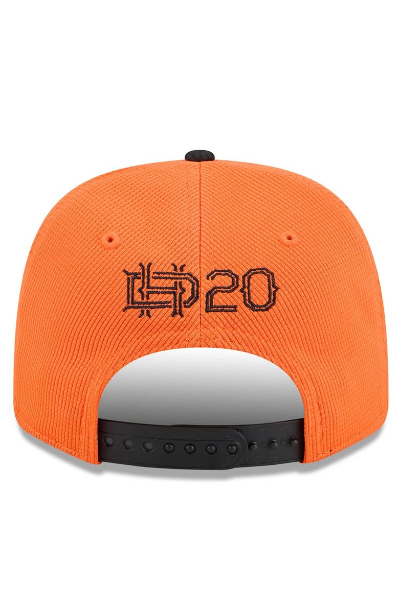 New Era Men's New Era Orange/Black Houston Dynamo FC 2025 Jersey Hook 9SEVENTY Stretch-Snap Hat, Alternate, color, Orange