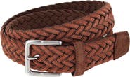 Trafalgar Big and Tall Apollo Italian Braided Suede Versatile Belt