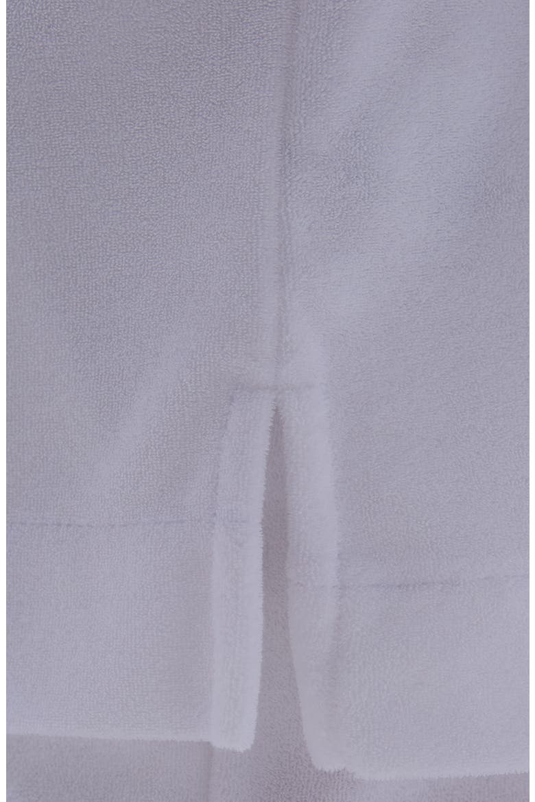 Terry Cloth Camp Shirt, Alternate, color, WHITE