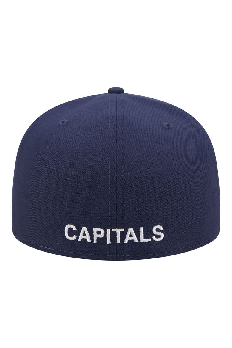 Men's New Era  Navy Washington Capitals Zamboni 59FIFTY Fitted Hat, Alternate, color, Navy