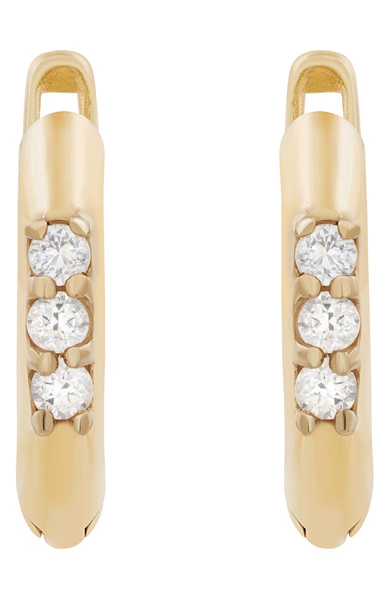 STONE AND STRAND Huggie Hoop Earrings, Main, color,