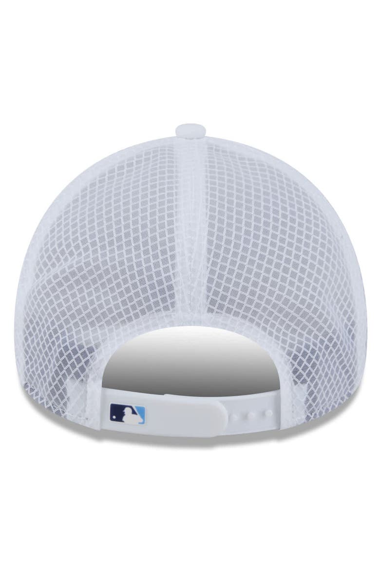 New Era Men's New Era White Tampa Bay Rays 2026 Batting Practice Apex 9FORTY Adjustable Trucker Hat, Alternate, color, White