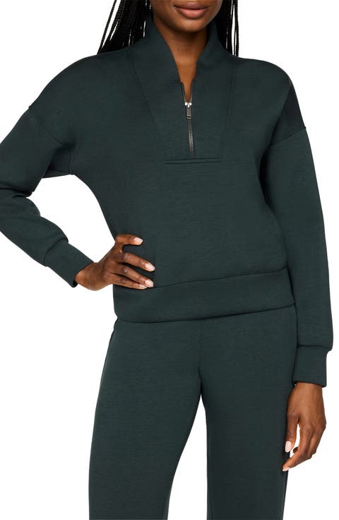 AirEssentials Shawl Collar Half Zip Pullover