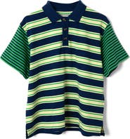 Damson Madder Zia Mix Stripe Rugby Polo