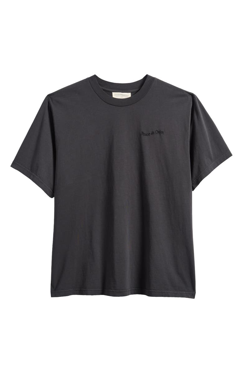 Museum of Peace & Quiet Wordmark Pigment Dyed T-Shirt, Alternate, color,