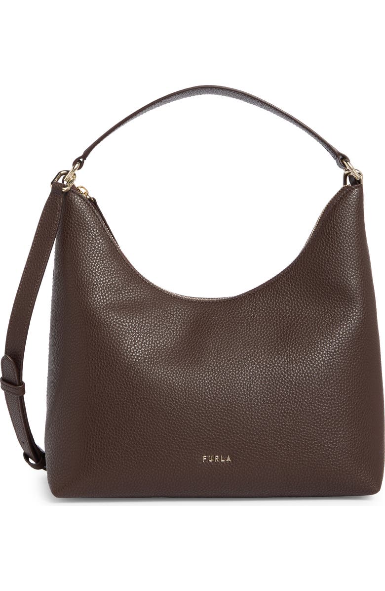 Furla Hecate Hobo Shoulder Bag, Main, color, Cioccolato