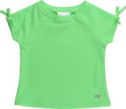 RuffleButts UPF50 Active Raglan Bow Shirt