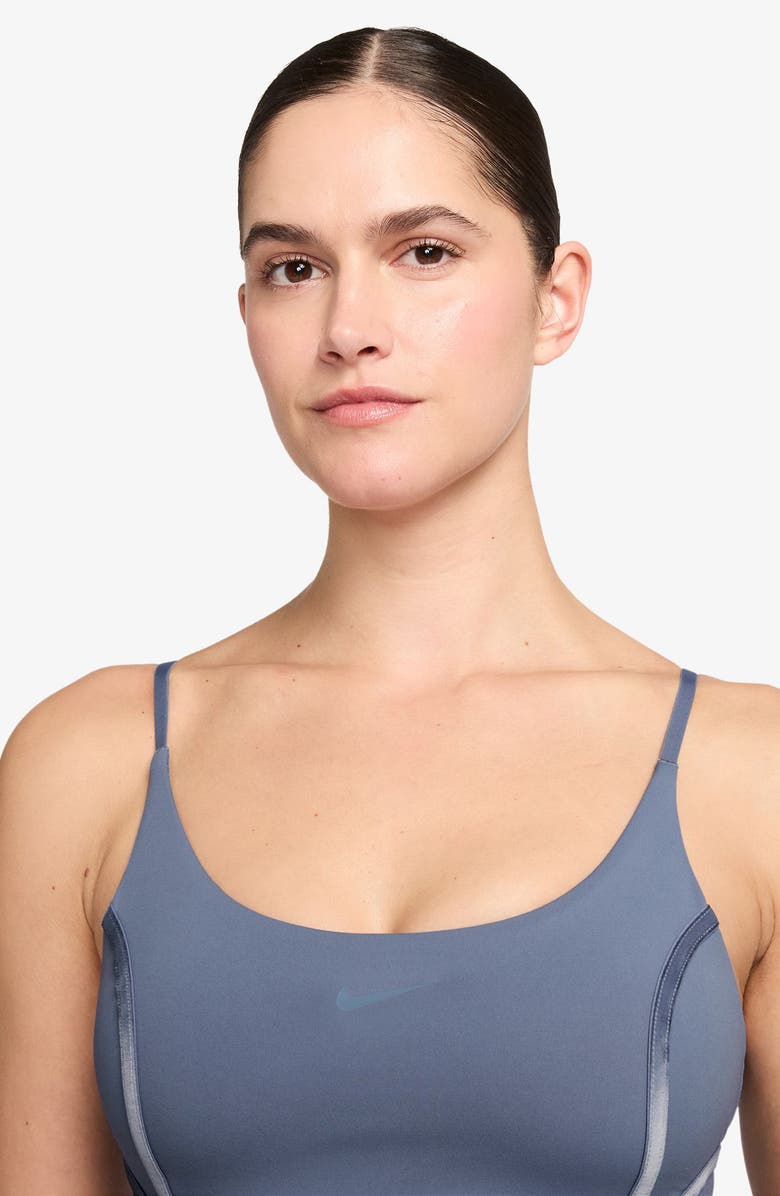 Nike One Light Support Padded Sports Bra, Alternate, color, World Indigo/ Work Blue