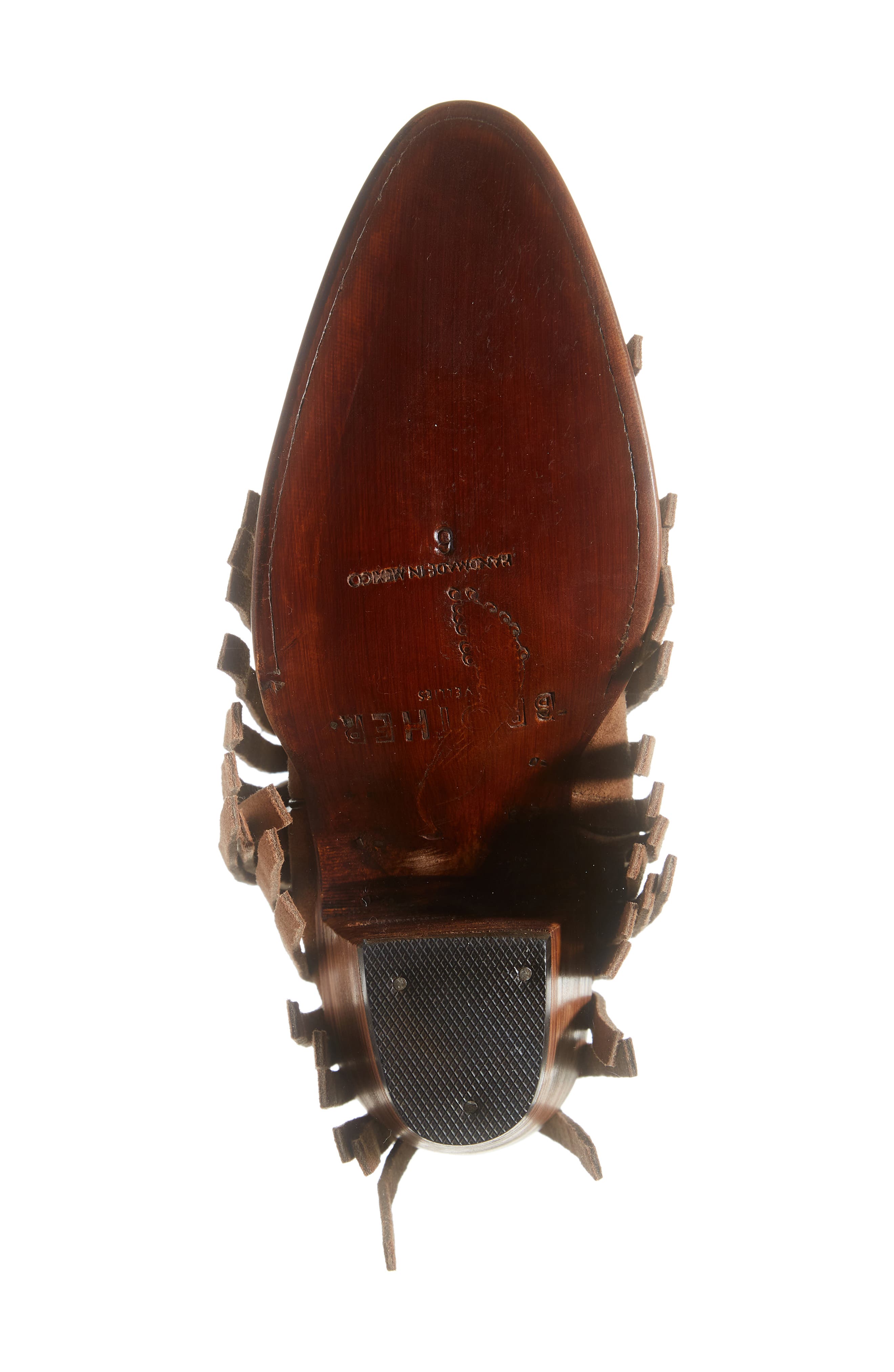 Atlas Fringe Western Boot, Alternate, color, BROWN