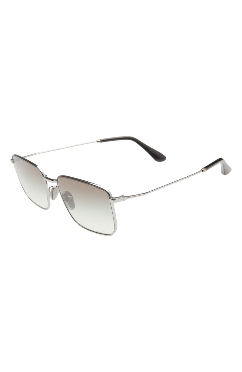 Prada 56mm Rectangular Sunglasses, Alternate, color, 