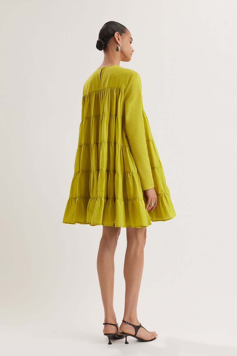 Soliman Dress, Alternate, color, Lime