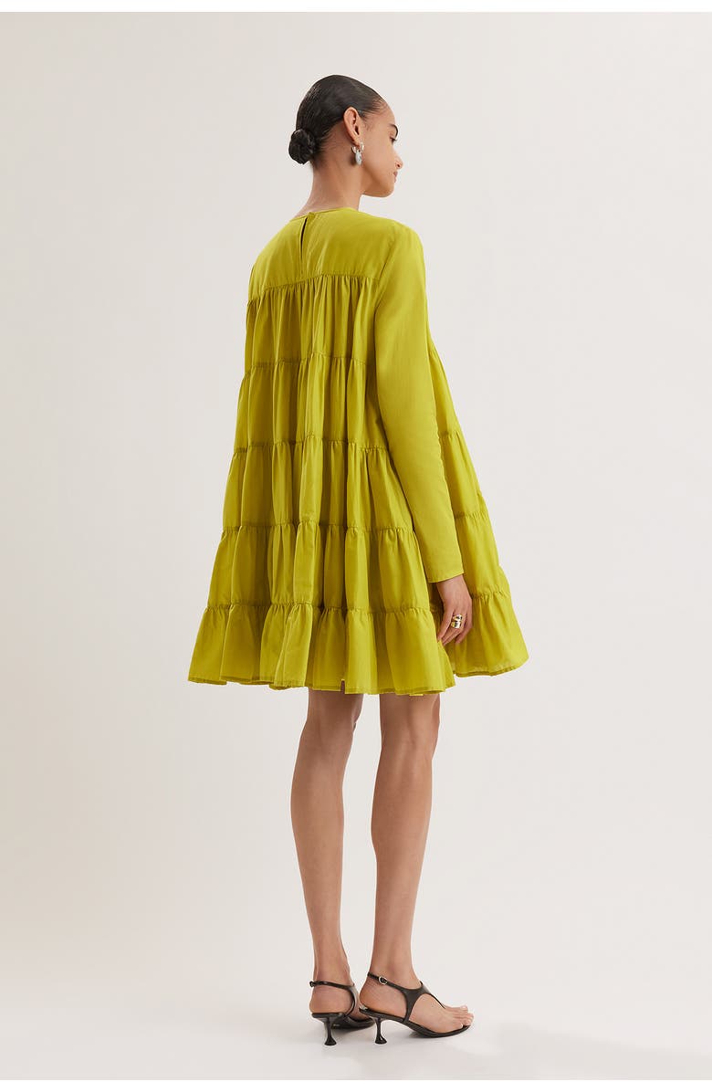 Merlette Soliman Dress, Alternate, color, Lime
