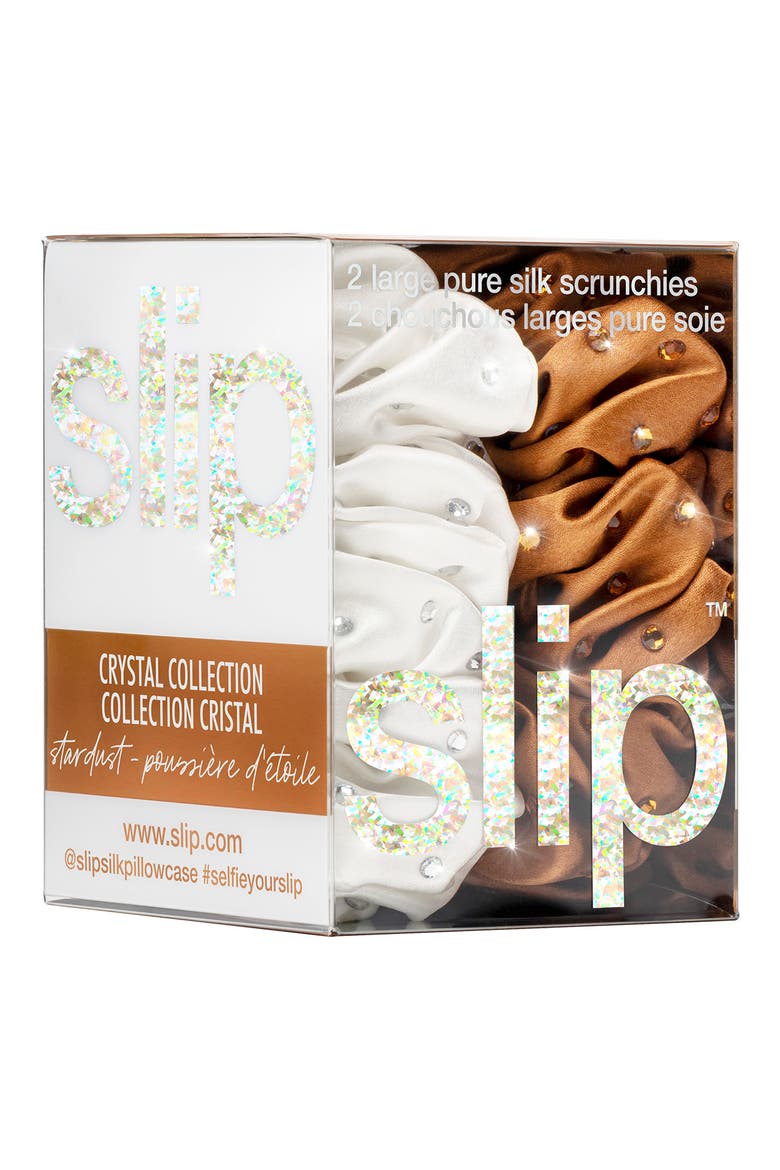 Star Dust Pure Silk Skinny Scrunchie Set (Limited Edition), Alternate, color, NO COLOR
