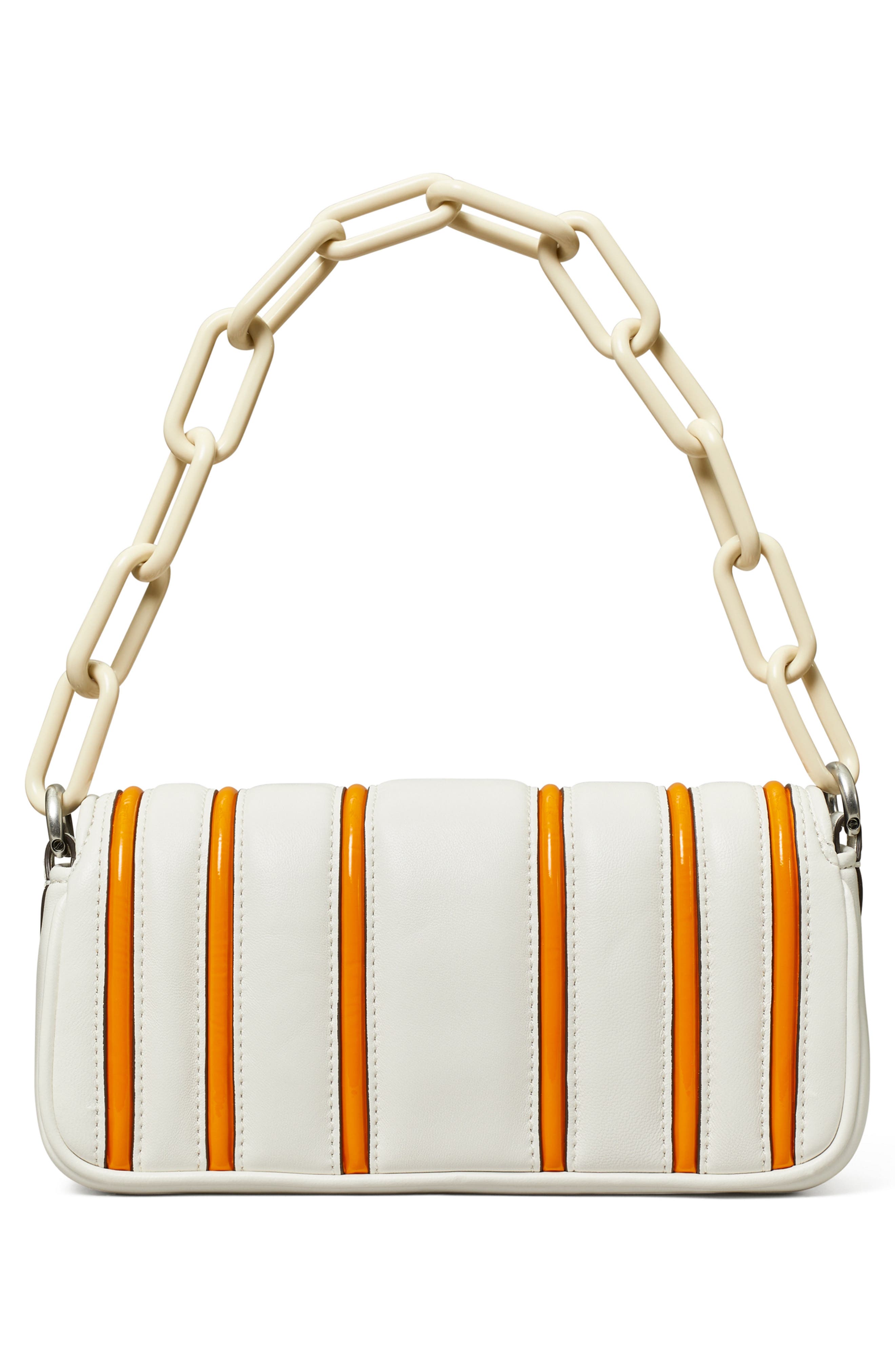 Tory Burch Small Kira Stripe Bombe Convertible Shoulder Bag, Alternate, color, 