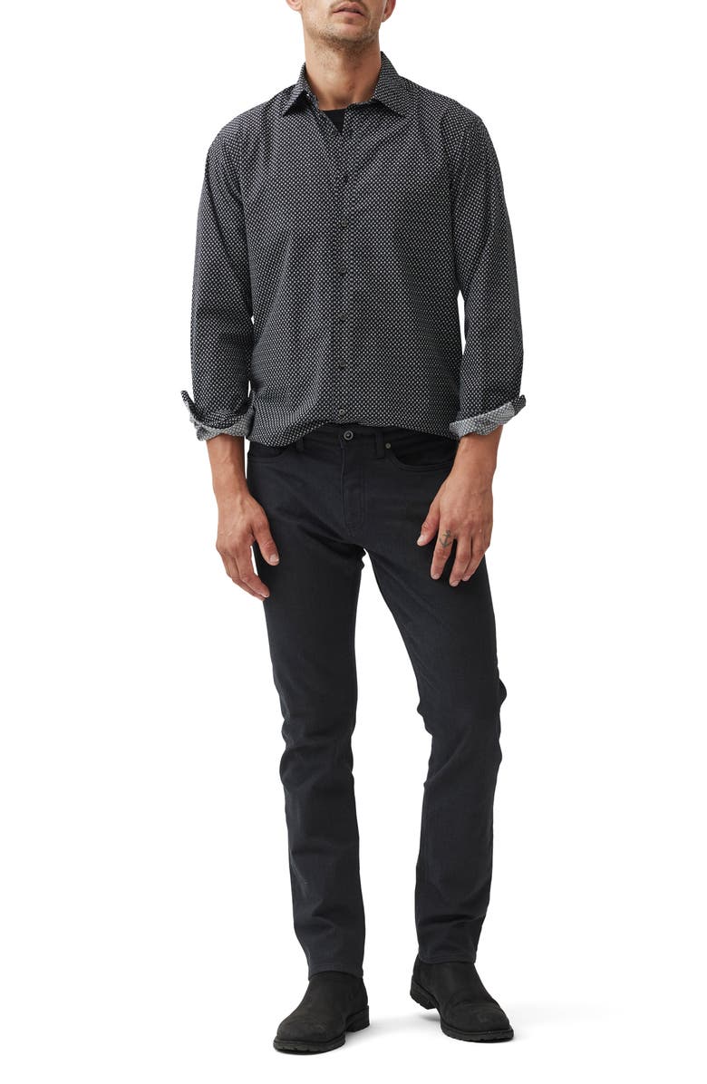 Rodd & Gunn Notown Microprint Button-Up Shirt, Alternate, color, 