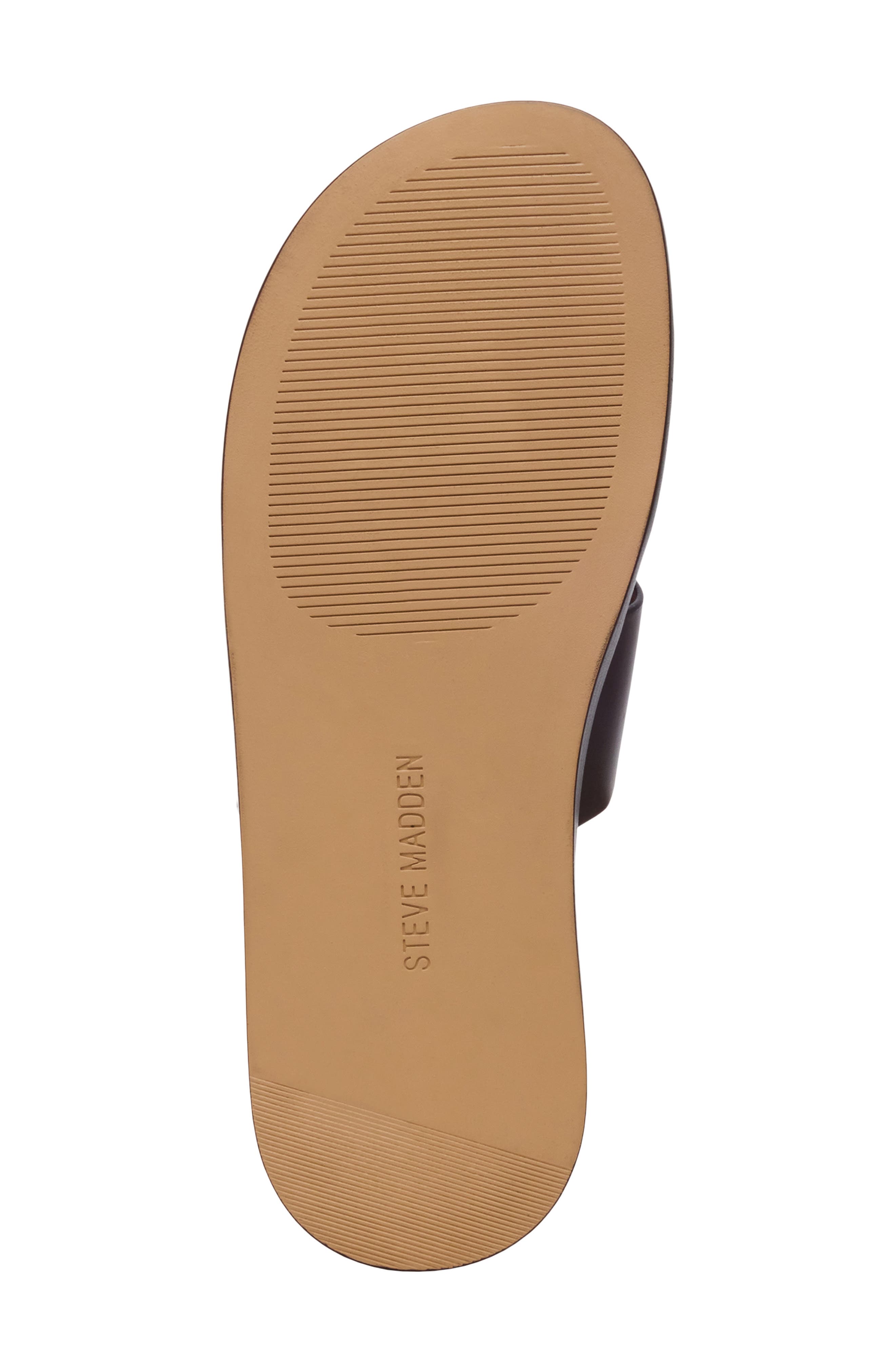 Levvy Slide Sandal, Alternate, color, BROWN LEATHER