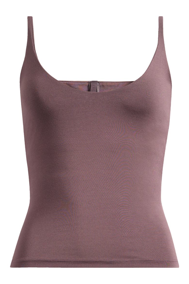 Smooth Lounge Scoop Neck Cami, Alternate, color, RAISIN