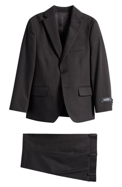 Kids' Houndstooth Slim Fit Two-Piece Suit