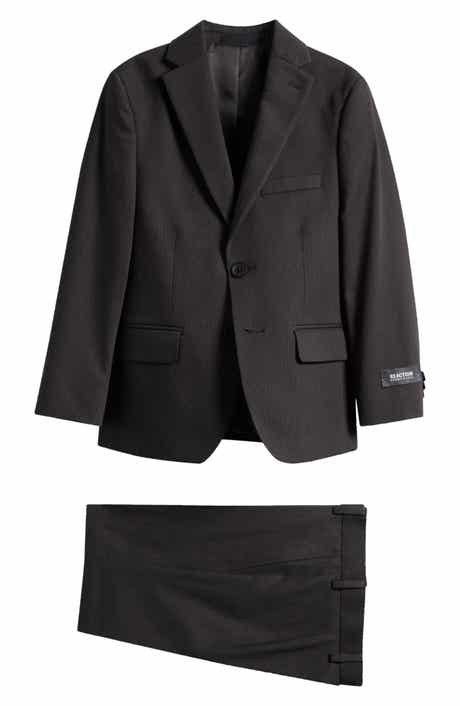 Kids' Houndstooth Slim Fit Two-Piece Suit